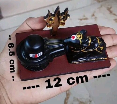 Shivling with Nandi Idol – Religious Home Decor - Image 3